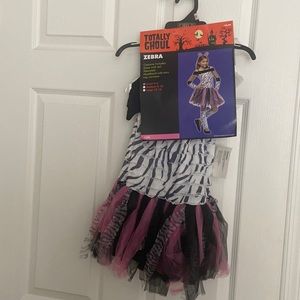 Zebra Halloween dress for girl